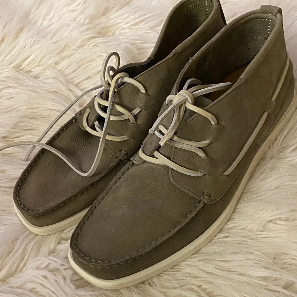 NEW FRYE Sylvan Chukka Men's Casual Leather Shoes - Olive
